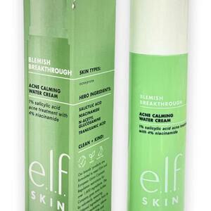 Elf Blemish Breakthrough Acne Calming Water Cream (1.69fl.oz/50ml) New